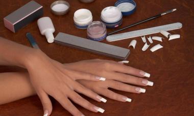 How to quickly create ideally shaped nails using tips