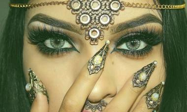 Transformation into an oriental princess: Arabic makeup and other nuances My look in the style of an Arabian beauty