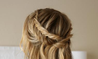 Evening hairstyles with braids - stylish options that can be done at home